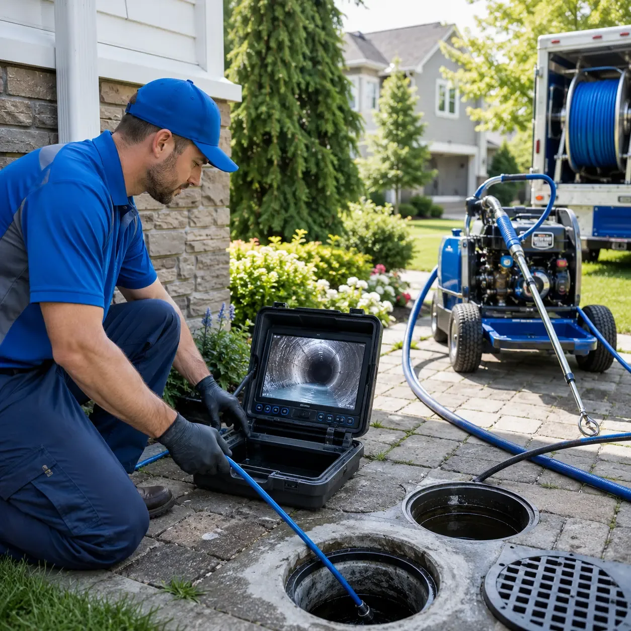 Outdoor drain cleaning professionals serving Holstein, IA